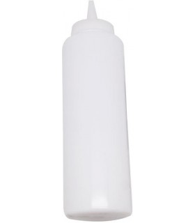 Botella Salsa 350Ml Plast Blanco