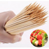 Palito Brocheta Bambu 25Cm Bolsa 100 Unidades | Bambu