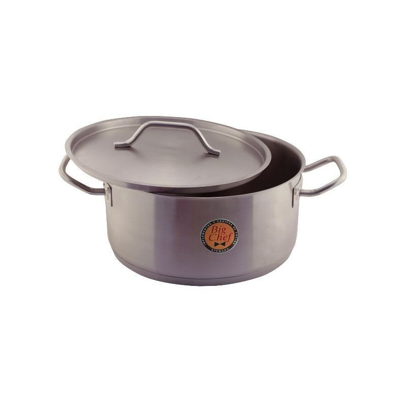 Cacerola Acero Inoxidable 304 Media 8 Litros | Big Chef