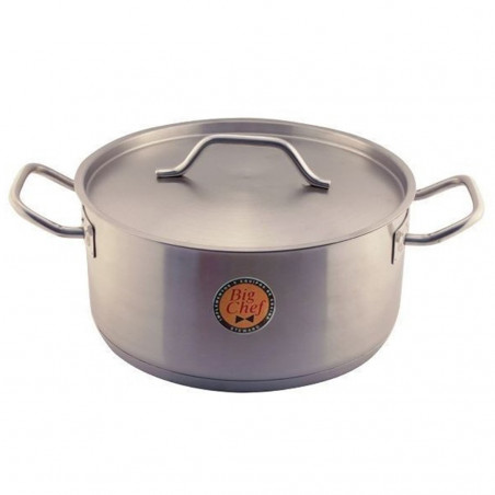 Cacerola Acero Inoxidable 304 Media 8 Litros | Big Chef
