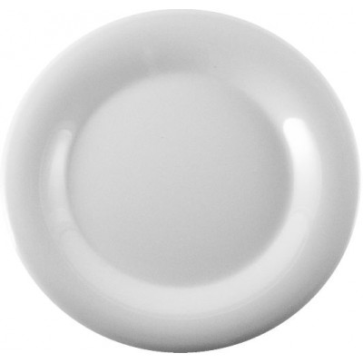 Set 6 Plato Entrada Redondo 19Cm Melamina Blanco | Art