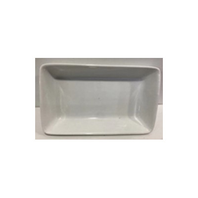 Set 3 Pocillo Rectangular 19,3X12,3Cm Melamina Blanco | Art