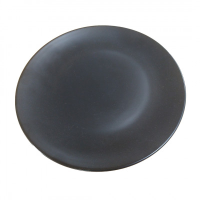 Set 3 Plato Entrada Redondo 20Cm Porcelana Negro | Fusion