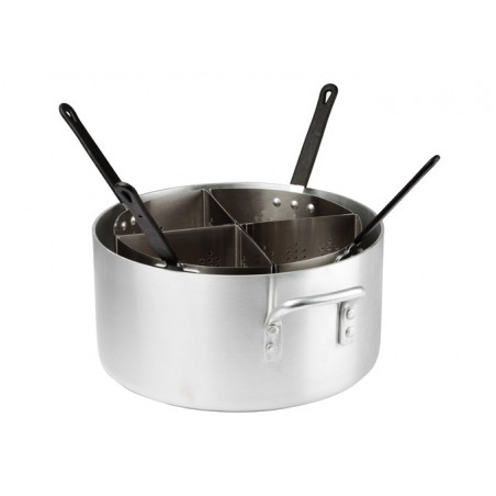 Cocedor Pastas Aluminio Con Canastillos | Winco | Steward