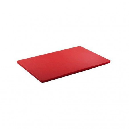 Tabla de picar plástico rojo 45x30x1.2cm Big Chef