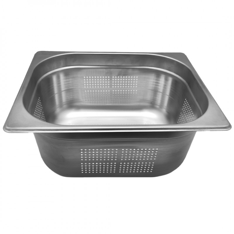 Depósito Gn Acero Acero Inoxidable Perforado 1/2 | Big Chef