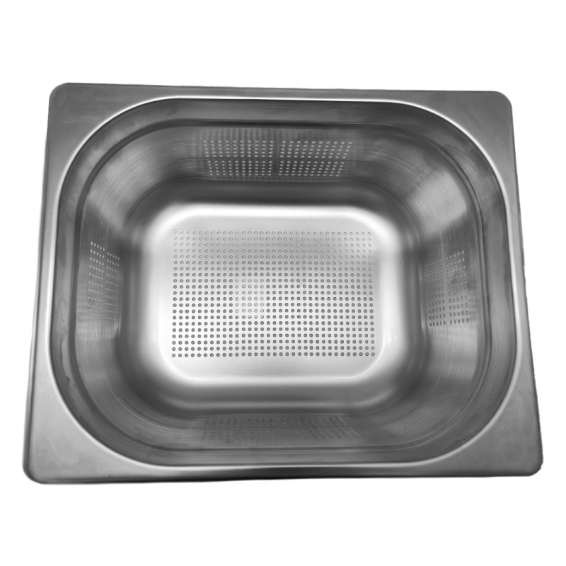 Depósito Gn Acero Acero Inoxidable Perforado 1/2 | Big Chef
