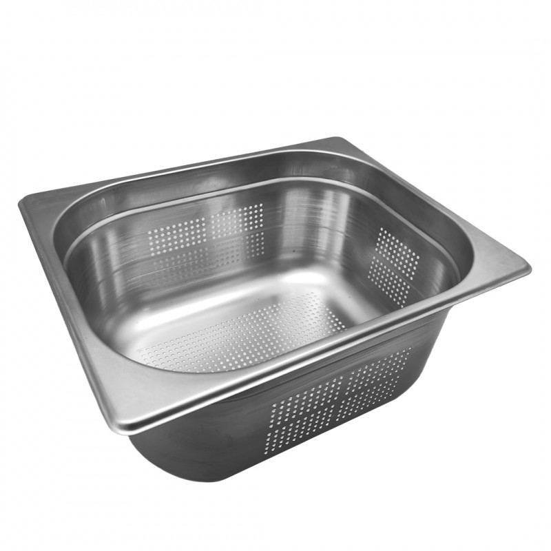 Depósito Gn Acero Acero Inoxidable Perforado 1/2 | Big Chef
