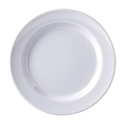 PLATO PAN 17,8CM MELAMINA BLANCO