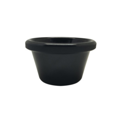 Set 6 Ramekin 85Ml Melamina Negro | Art | Steward