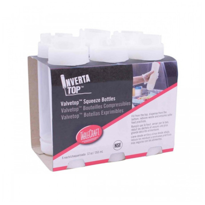 Pack 6 Unidades Botella Salsa En Polietileno | Tablecraft
