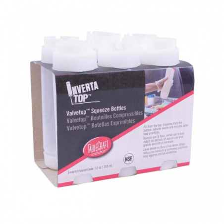 Pack 6 Unidades Botella Salsa En Polietileno | Tablecraft
