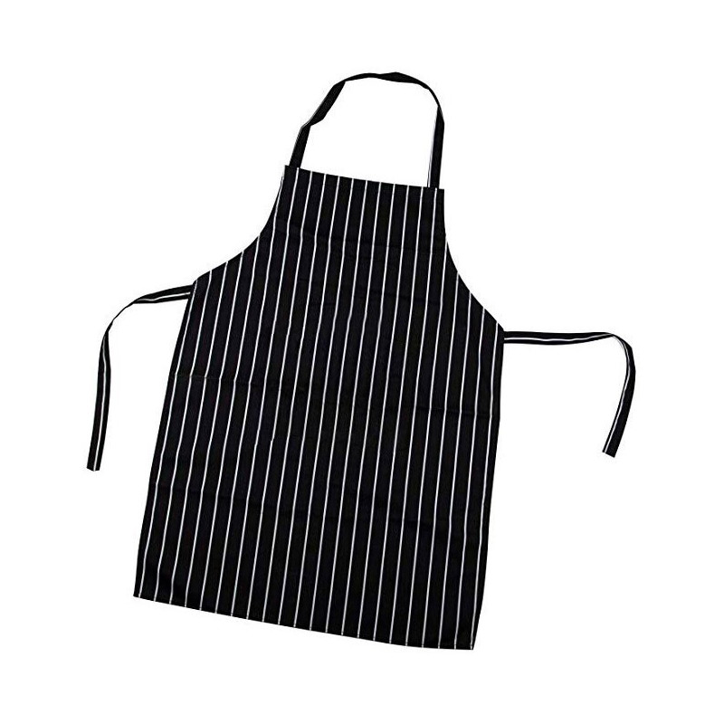 Pechera Listada Negro Blanco | W&L | Steward