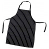 Pechera Listada Negro Blanco | W&L | Steward