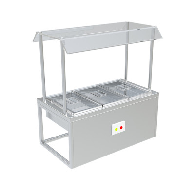 Salad Bar Drop-In 3 Depósitos Eléctrico | Big Cook | Steward