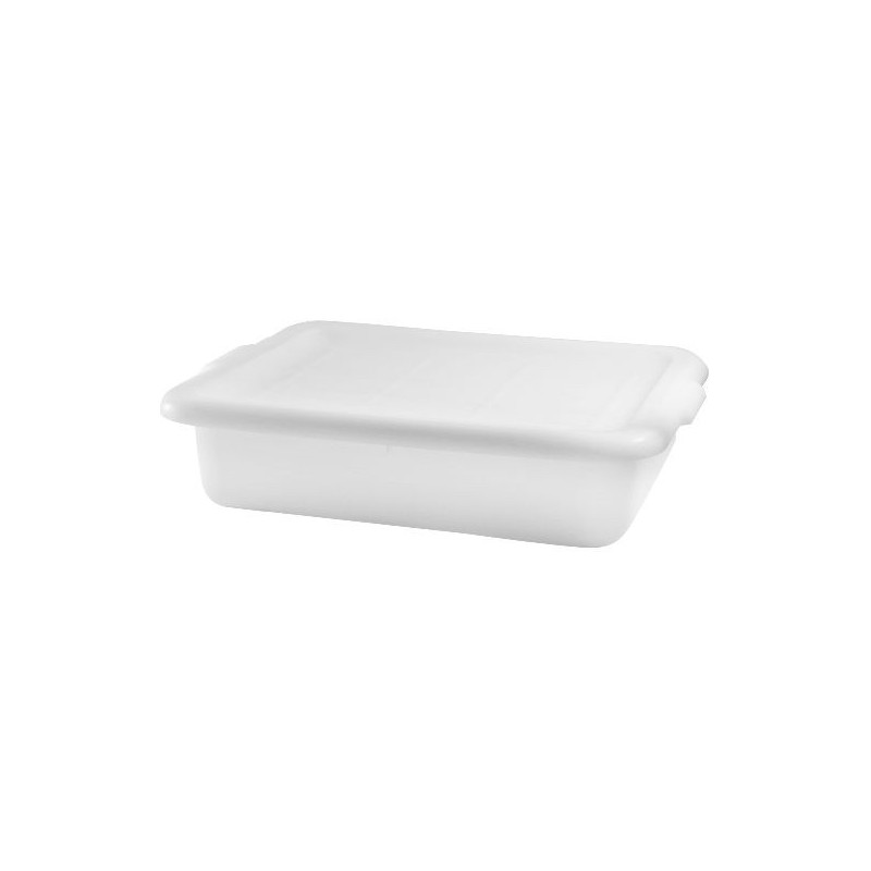 Caja Multiuso Rectangular En Polietileno Blanco | Tablecraft