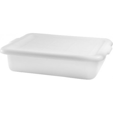 Caja Multiuso Rectangular En Polietileno Blanco | Tablecraft