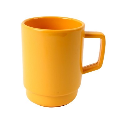 Set 6 Tazon Mug 300Ml Melamina Amarillo | Art | Steward